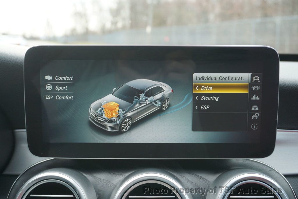 2019 Mercedes-Benz C-Class C 300 4MATIC Sedan RED LEATHER/PANO/MULTIMEDIA/LIGHTING/NIGHT PK - 23004268 - 28