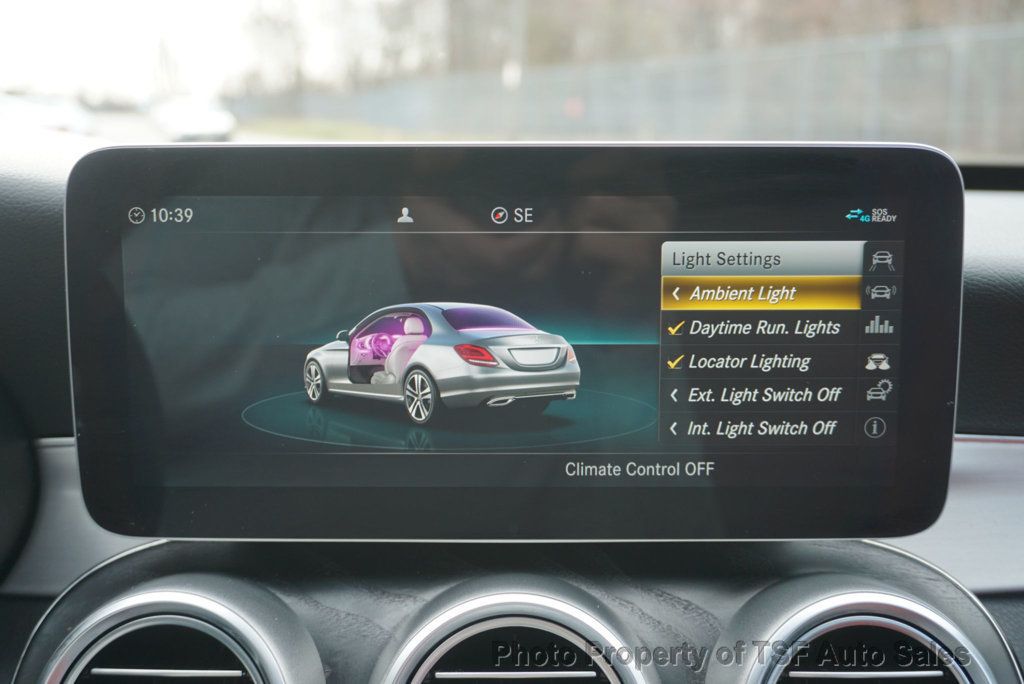 2019 Mercedes-Benz C-Class C 300 4MATIC Sedan RED LEATHER/PANO/MULTIMEDIA/LIGHTING/NIGHT PK - 23004268 - 31