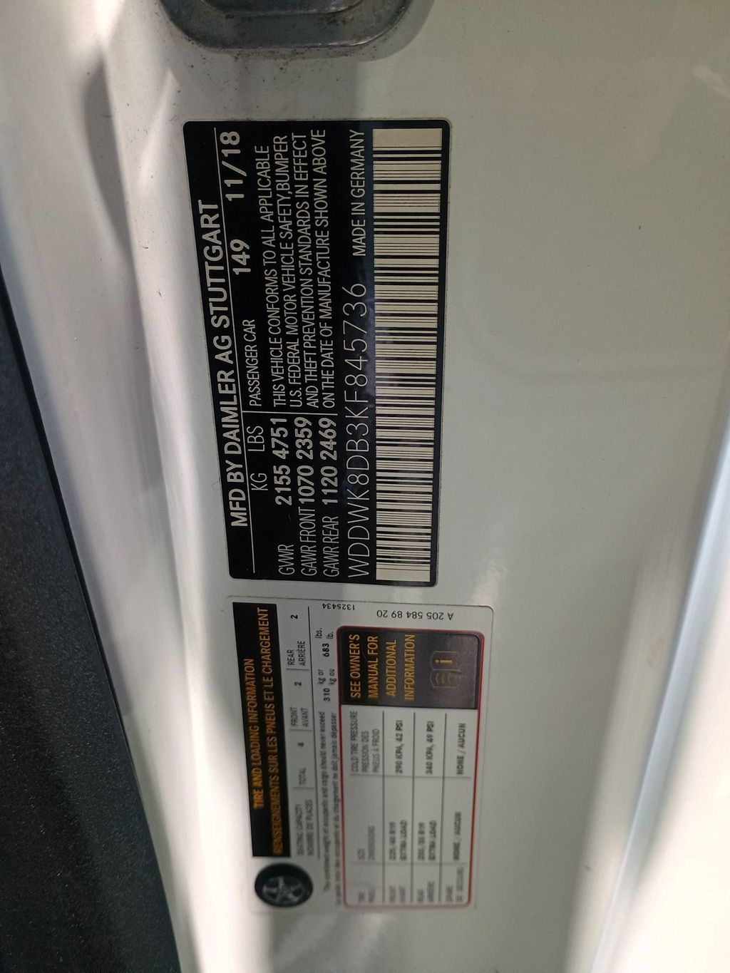 2019 Mercedes-Benz C-Class C 300 Cabriolet AMG Sport Clean Carfax Florida Car - 22936530 - 59