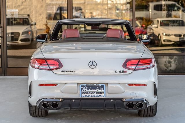 2019 Mercedes-Benz C-Class C43 4MATIC CABRIOLET - RED LEATHER - RED TOP - GORGEOUS -MUSTSEE - 22694243 - 12