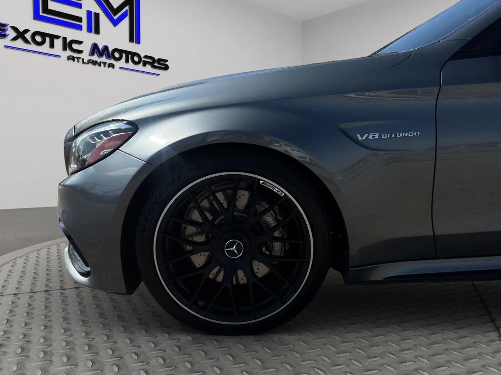 2019 Mercedes-Benz C-Class C 63 AMG CPE, PANO ROOF, BLACKOUT WHEELS, SPOILER, BURMESTER!! - 22975202 - 25