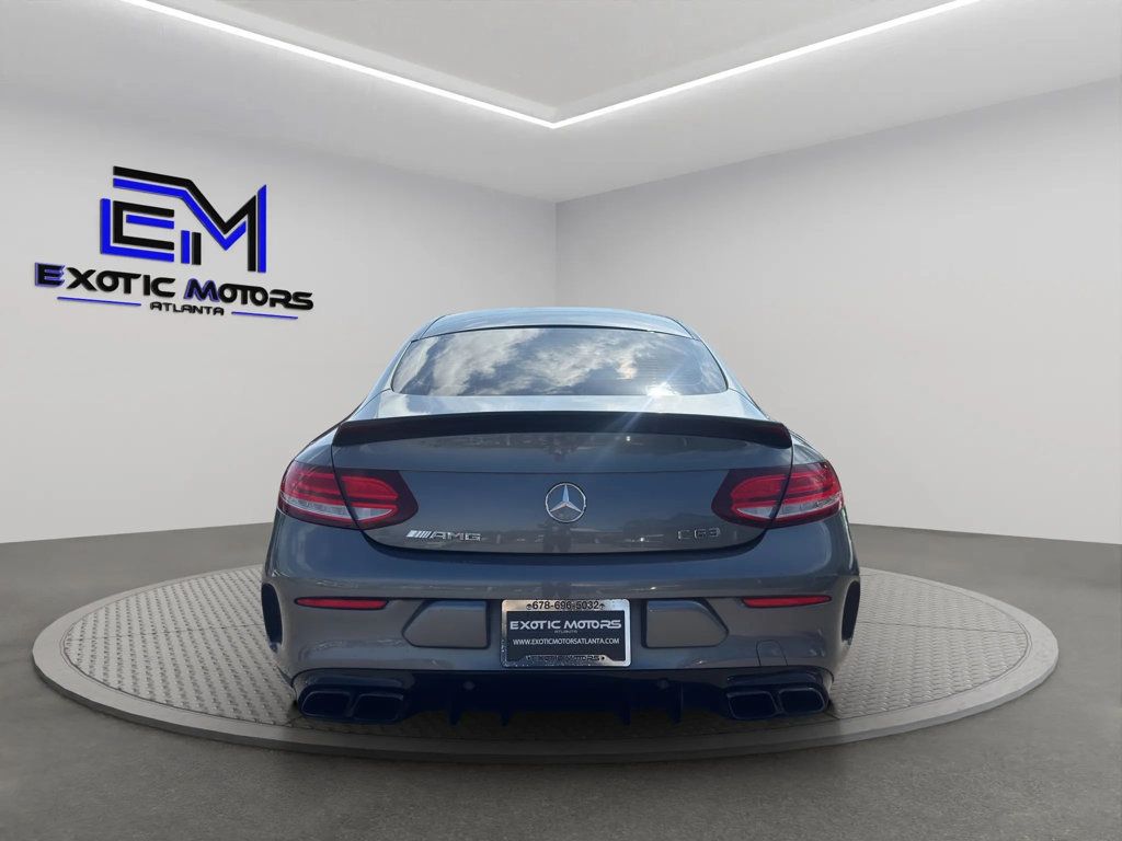 2019 Mercedes-Benz C-Class C 63 AMG CPE, PANO ROOF, BLACKOUT WHEELS, SPOILER, BURMESTER!! - 22975202 - 3