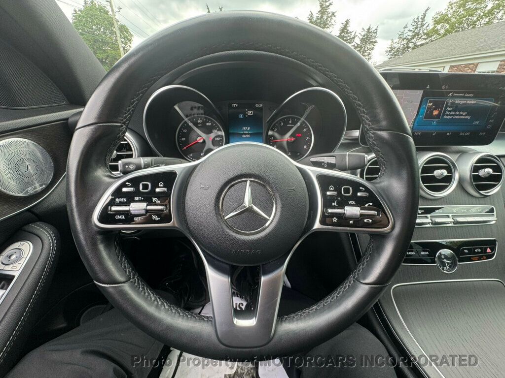 2019 Mercedes-Benz C-Class NOW THIS ALL WHEEL DRIVE SPORTS SEDAN IS MINT MINT MINT!! WOW!  - 22850671 - 14
