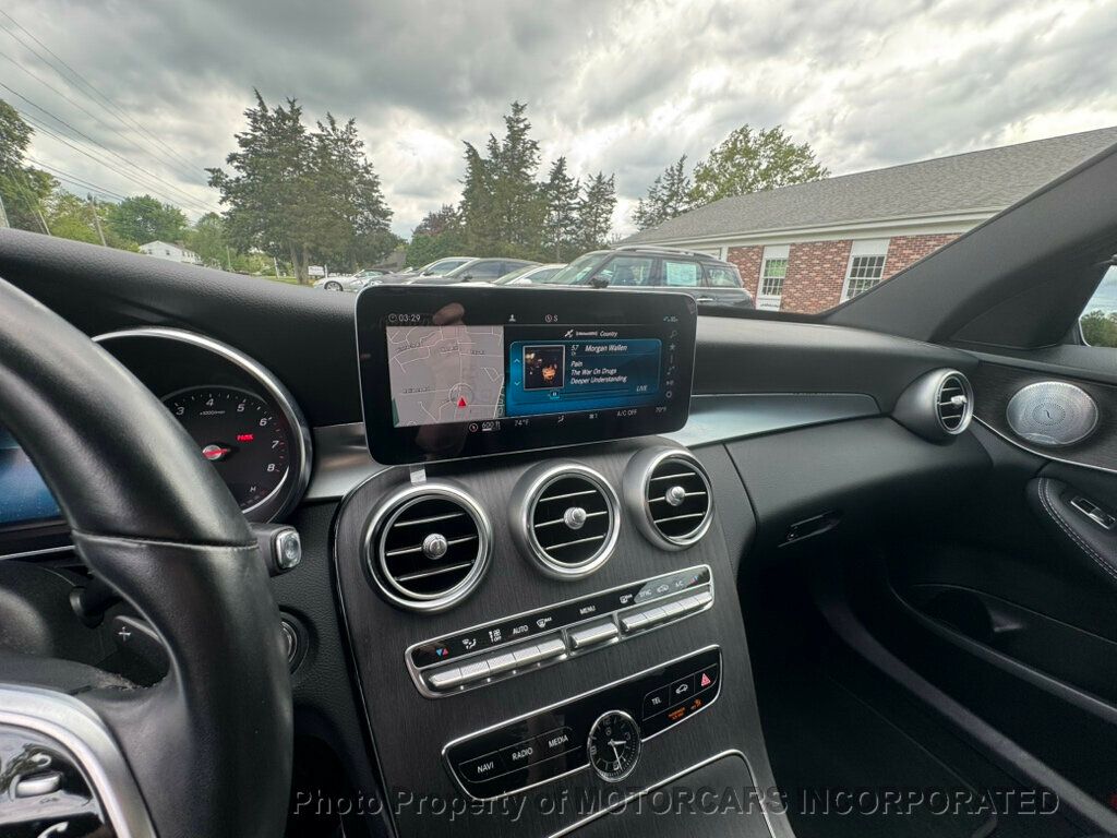 2019 Mercedes-Benz C-Class NOW THIS ALL WHEEL DRIVE SPORTS SEDAN IS MINT MINT MINT!! WOW!  - 22850671 - 17