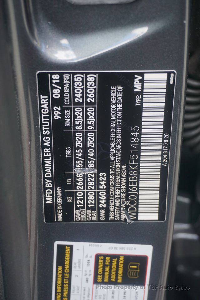2019 Mercedes-Benz GLC AMG GLC 43 4MATIC Coupe DRIVER ASSIST/MULTIMEDIA/LIGHTING PKGS  - 23033388 - 62