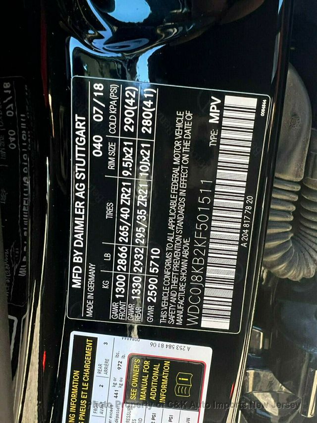 2019 Mercedes-Benz GLC AMG GLC 63 S 4MATIC Coupe - 22952088 - 54