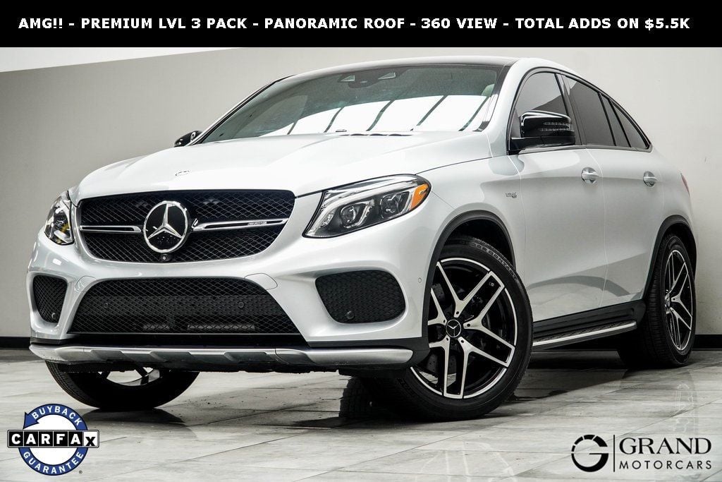 Used 2019 Mercedes-Benz GLE-Class Coupe GLE43 AMG with VIN 4JGED6EB5KA154882 for sale in Kennesaw, GA