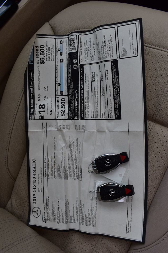 2019 Mercedes-Benz GLS GLS 450 4MATIC SUV - 22062289 - 13