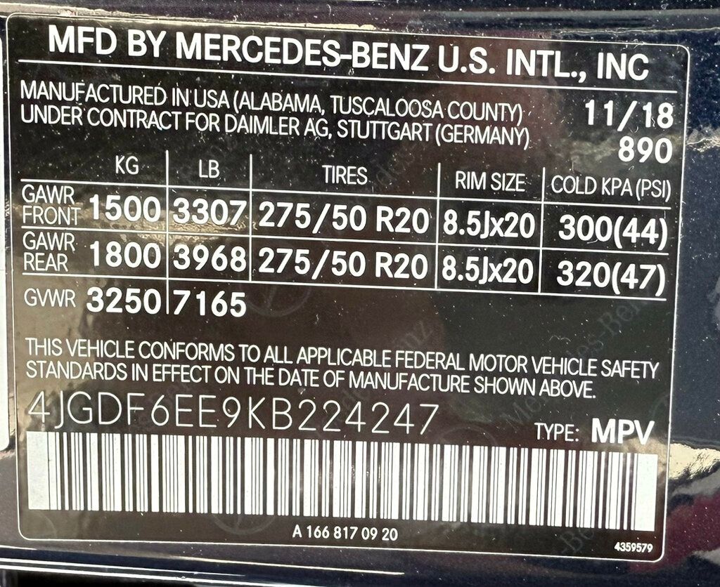2019 Mercedes-Benz GLS GLS 450 4MATIC SUV - 22885800 - 45