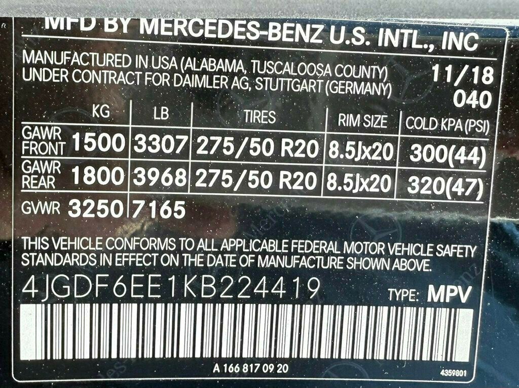2019 Mercedes-Benz GLS GLS 450 4MATIC SUV - 22887110 - 49