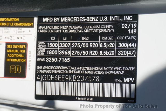 2019 Mercedes-Benz GLS GLS 450 4MATIC SUV CARPLAY NAVI 360 CAMERAS PANO ROOF 3RD ROW  - 22996453 - 52