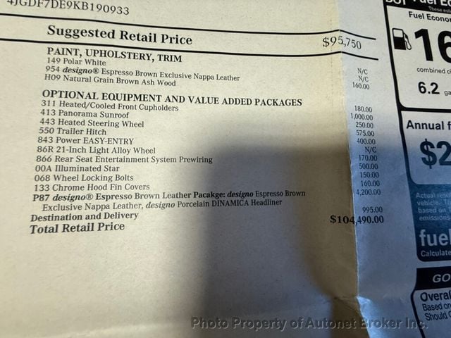 2019 Mercedes-Benz GLS GLS 550 4MATIC SUV - 23027654 - 33