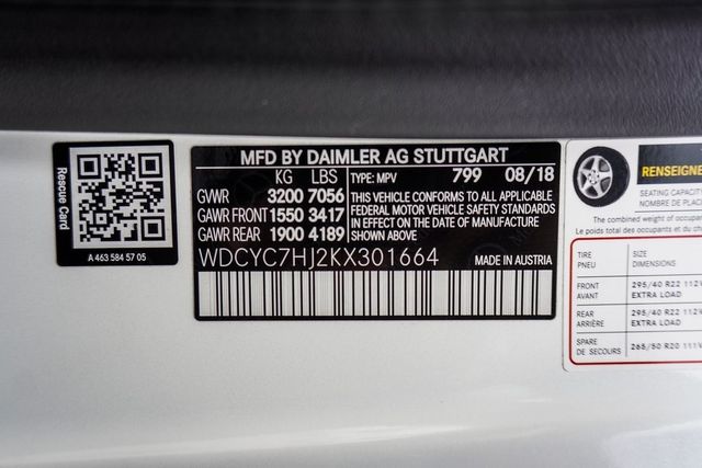 2019 Mercedes-Benz G-Class AMG G 63 4MATIC SUV - 22957710 - 46