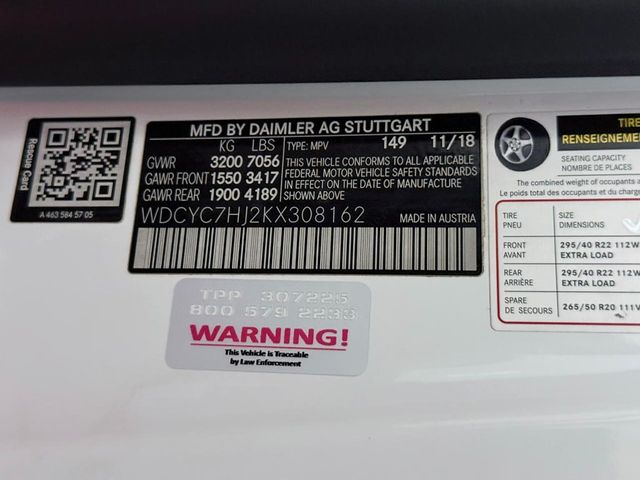 2019 Mercedes-Benz G-Class G63 AMG 4MATIC - 23009093 - 63