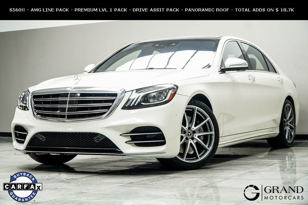 Used 2019 Mercedes-Benz S-Class S560 with VIN WDDUG8DB7KA458340 for sale in Kennesaw, GA