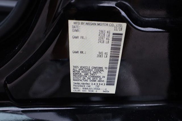 2019 NISSAN ALTIMA 2.5 S Sedan - 22952918 - 31