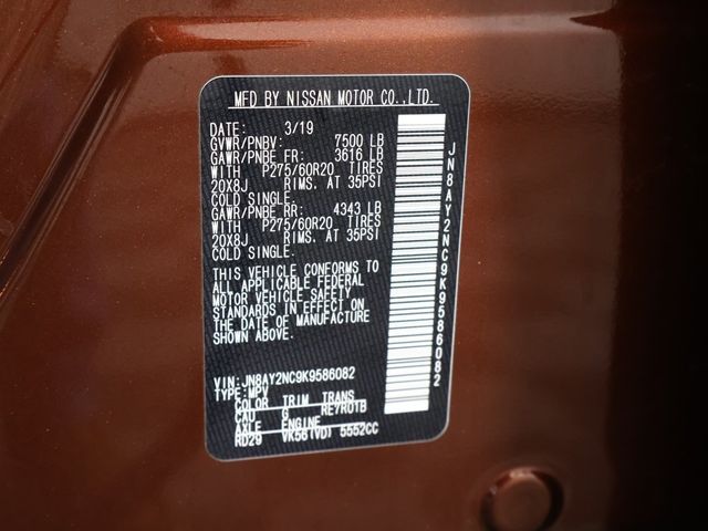 2019 Nissan Armada 4x4 SL - 22956000 - 58