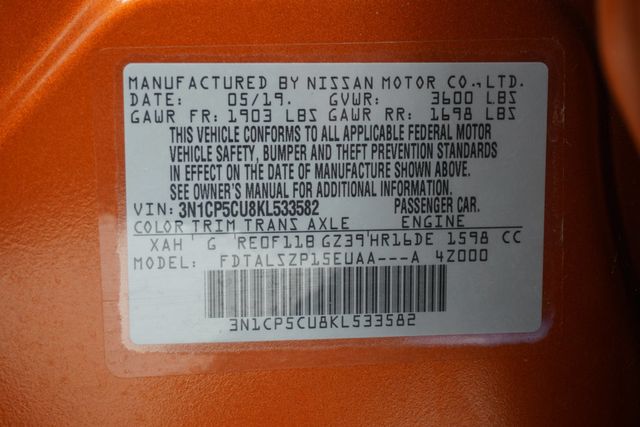 2019 Nissan Kicks SV FWD - 22959698 - 25