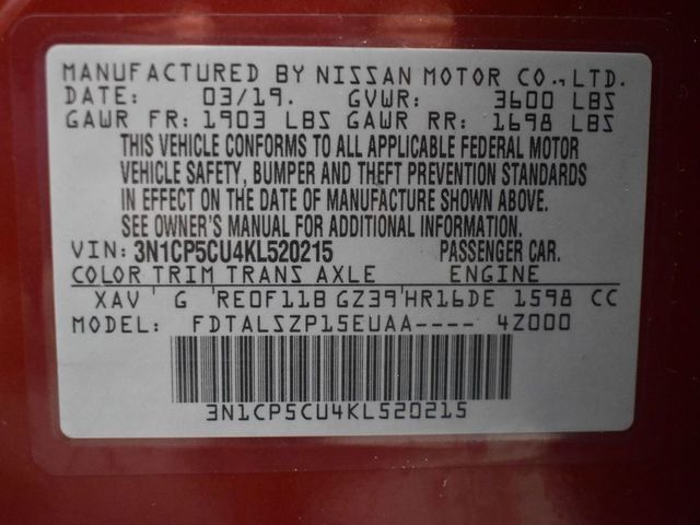 2019 Nissan Kicks SV FWD - 23017315 - 3