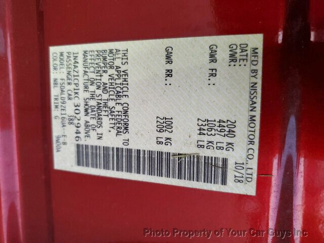 2019 Nissan Leaf SV Hatchback - 22942277 - 6