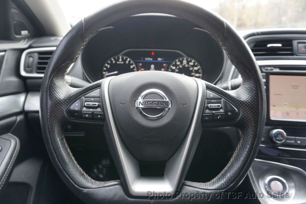 2019 Nissan Maxima SL 3.5L PANO ROOF NAVI REAR CAM CARPLAY LEATHER HEATED SEATS  - 22950410 - 21