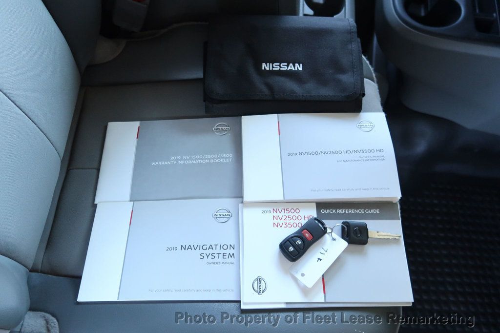 2019 Nissan NV Cargo NV2500 SV Low Roof Cargo Van Ladder Rack - 22945421 - 35