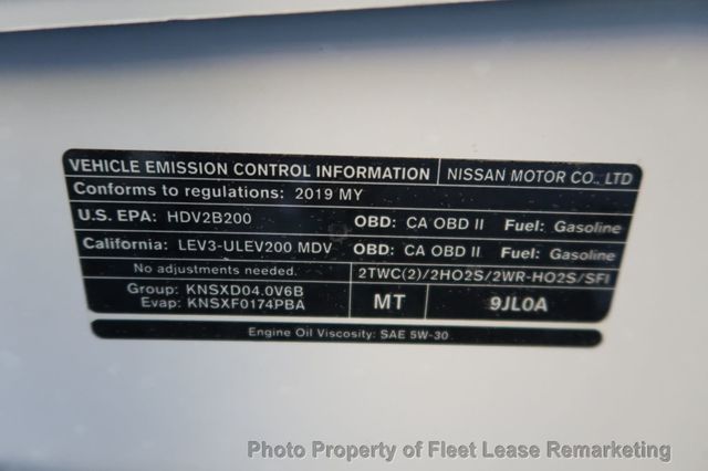 2019 Nissan NV Cargo NV2500 SV Low Roof Cargo Van Ladder Rack - 22945421 - 39