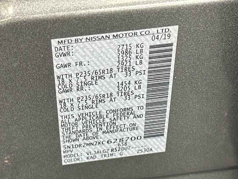 2019 Nissan Pathfinder FWD SL - 23020763 - 21