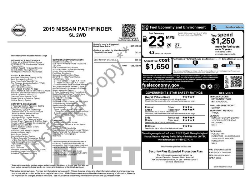 2019 Nissan Pathfinder FWD SL - 23020763 - 5
