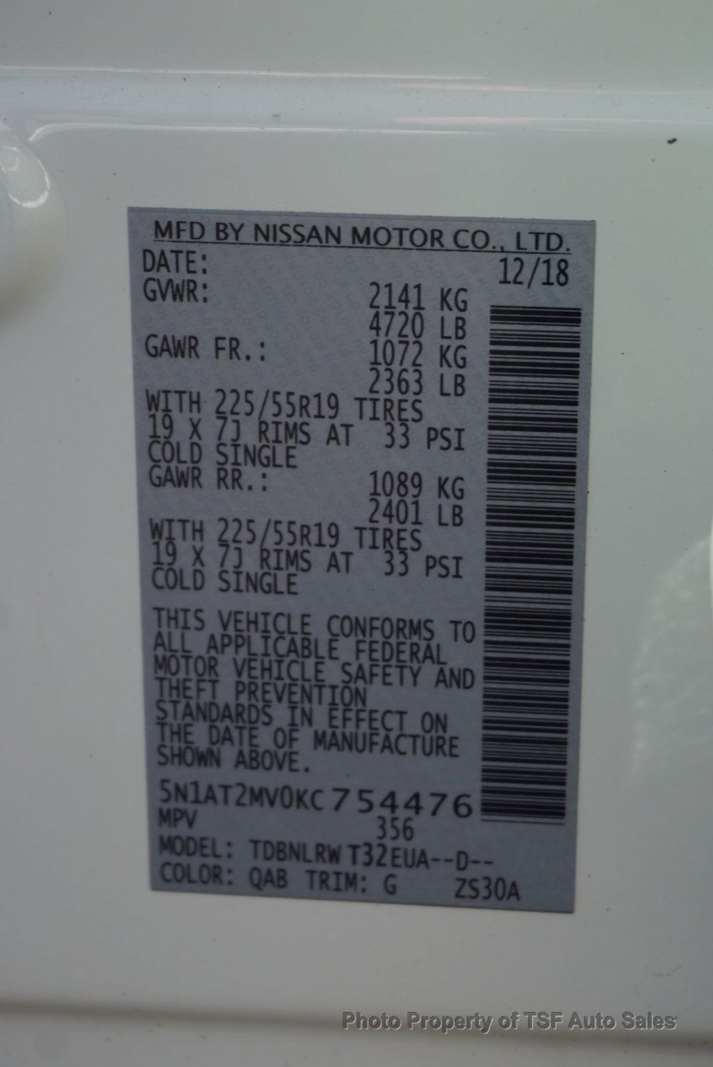 2019 Nissan Rogue AWD SL NAVIGATION 360 CAMERAS DRIVER ASSIT PKG LEATHE HOT SEATS  - 22977993 - 44