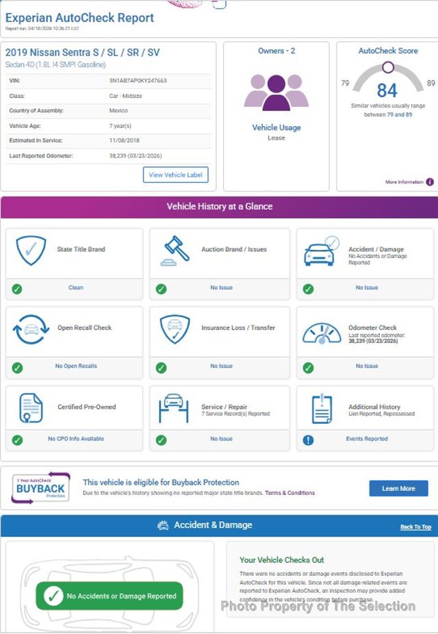 2019 Nissan Sentra SR W/APPLE CARPLAY/ANDROID AUDIO & BACK UP CAMERA - 23013798 - 12