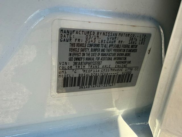 2019 Nissan Sentra SV CVT - 22974370 - 13