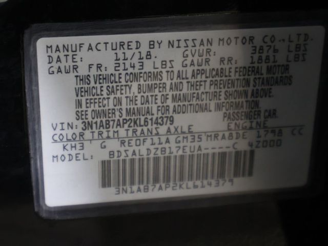 2019 Nissan Sentra SV CVT - 23009387 - 43