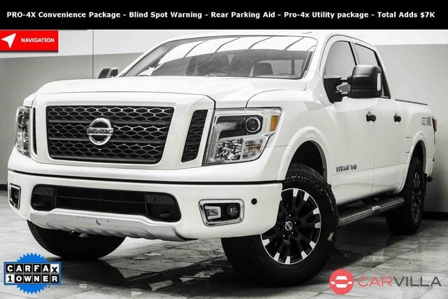 2018 nissan titan pro 4x luxury package