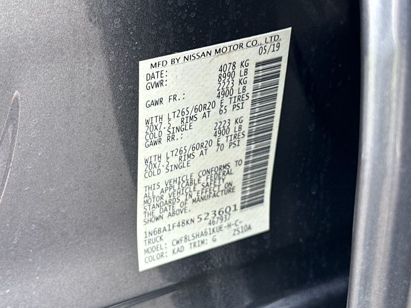 2019 Nissan Titan XD 4x4 Diesel Crew Cab SV - 22988815 - 21