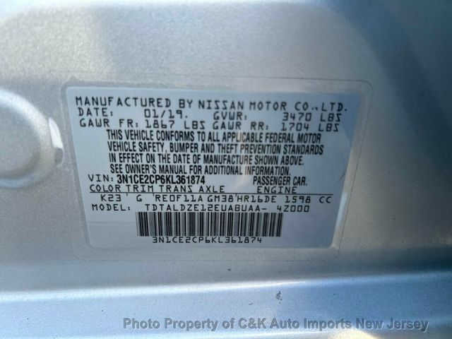 2019 Nissan Versa Note SV CVT - 22958127 - 26