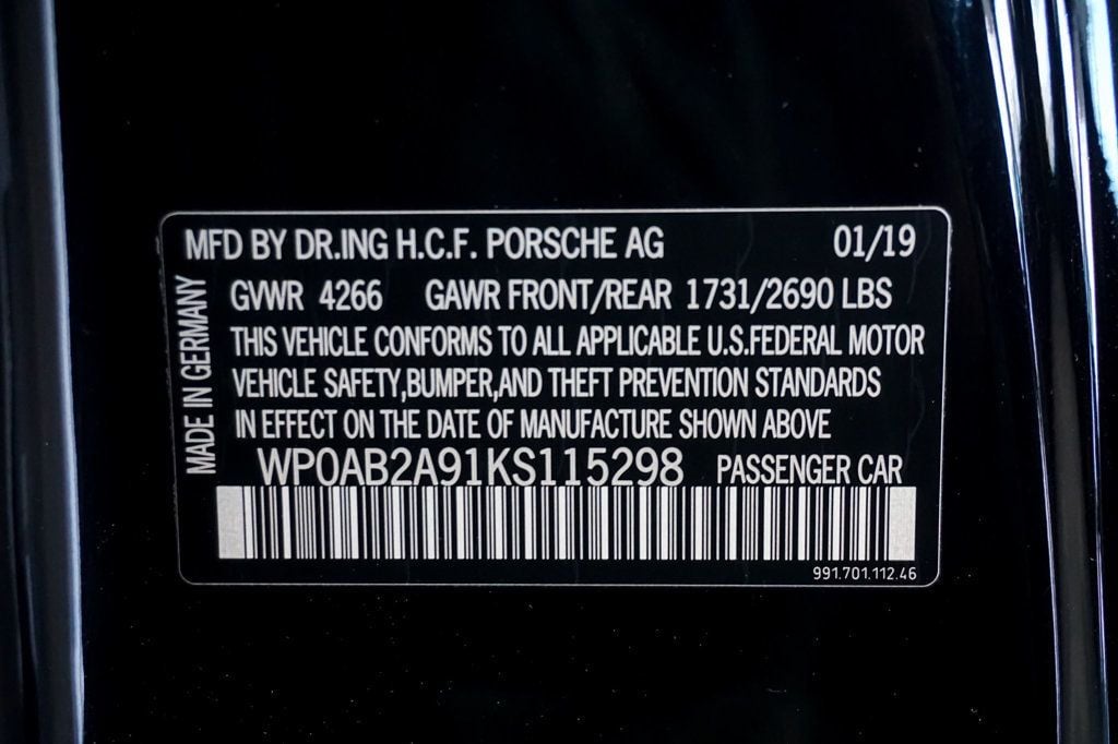 2019 Porsche 911 *GTS Coupe* *GTS Interior Pkg* *Rear Axle Steering* *$146k MSRP* - 23010782 - 19