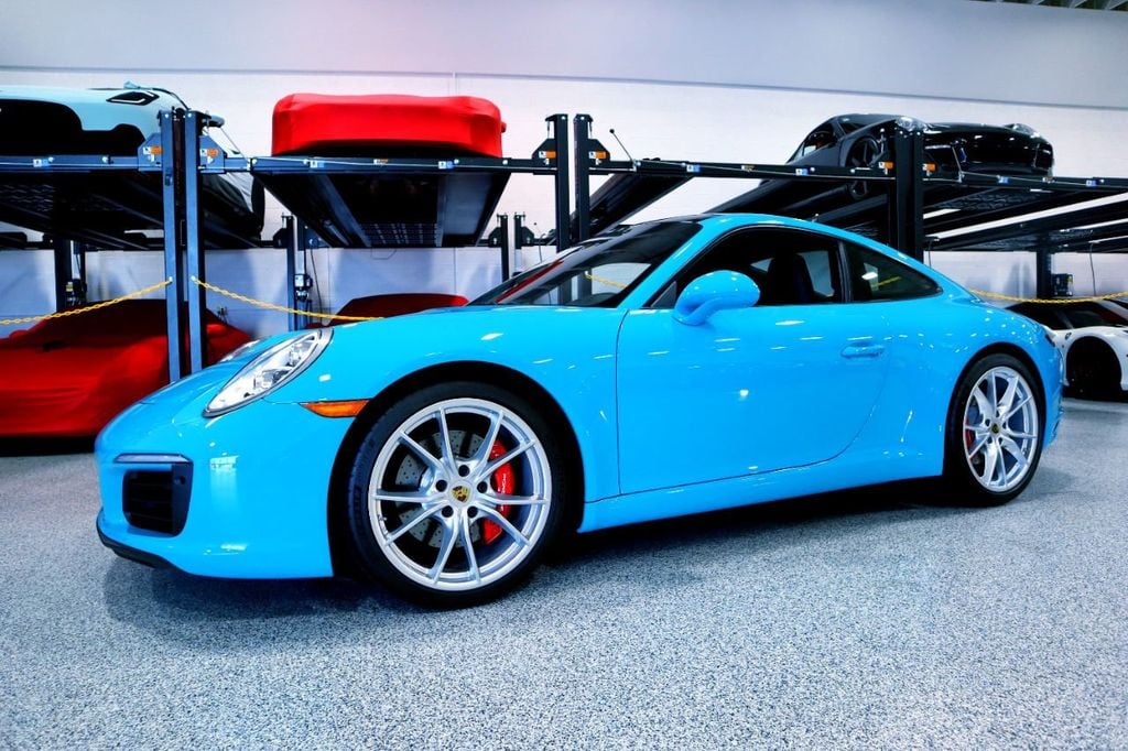 2019 Porsche 911 CARRERA S CPE * ONLY 11K MILES...Rare Miami Blue! - 22165832 - 0
