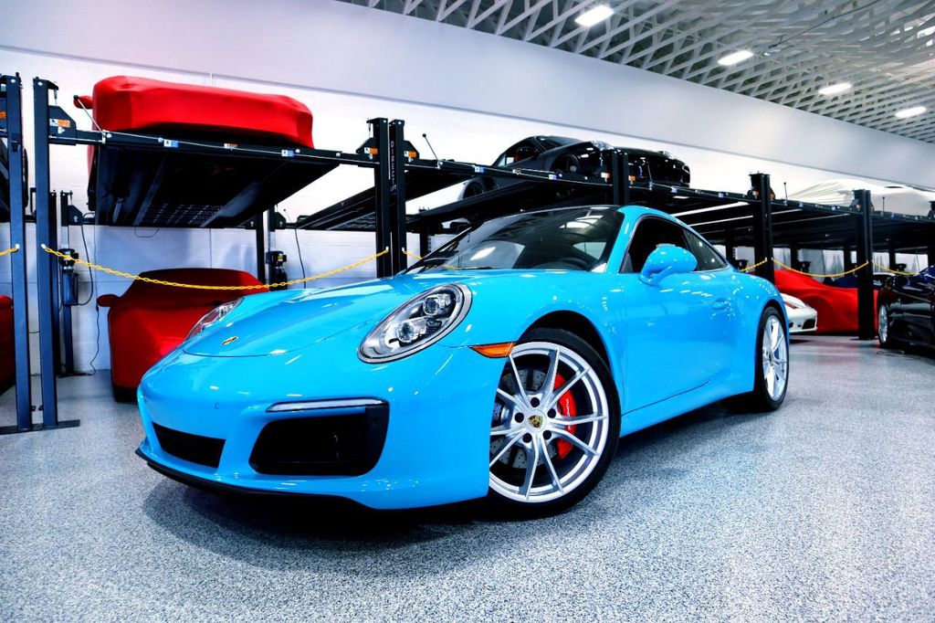 2019 Porsche 911 CARRERA S CPE * ONLY 11K MILES...Rare Miami Blue! - 22165832 - 2