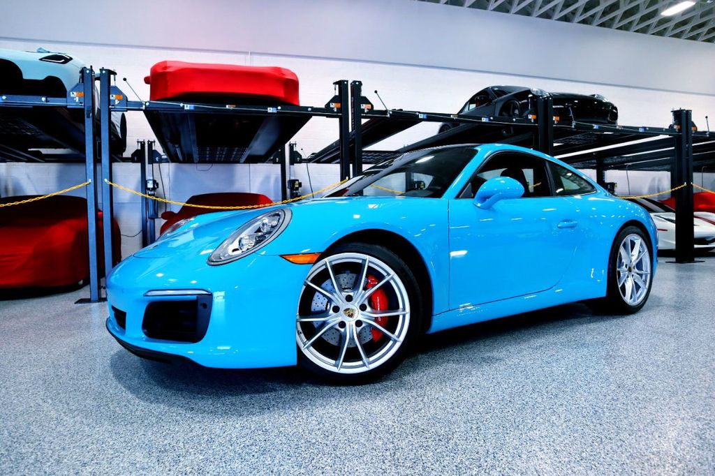 2019 Porsche 911 CARRERA S CPE * ONLY 11K MILES...Rare Miami Blue! - 22165832 - 3