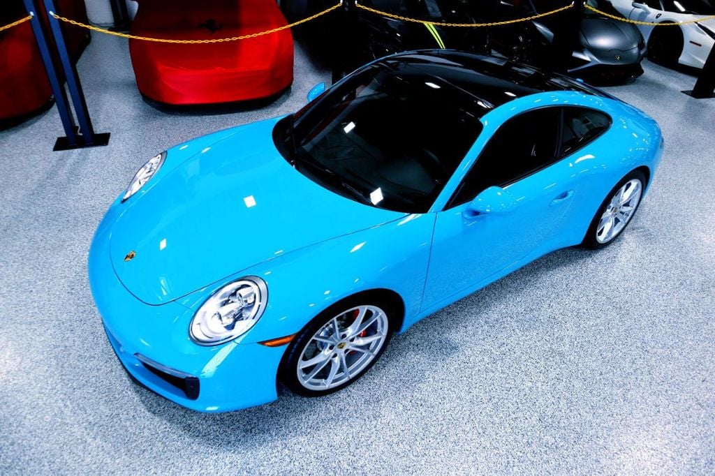 2019 Porsche 911 CARRERA S CPE * ONLY 11K MILES...Rare Miami Blue! - 22165832 - 4