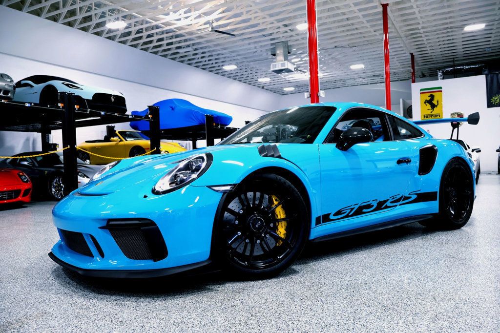 2019 Porsche GT3RS Sonderwunsch MIAMI BLUE...3,998 Miles...Special Wishes!!  - 22900792 - 4