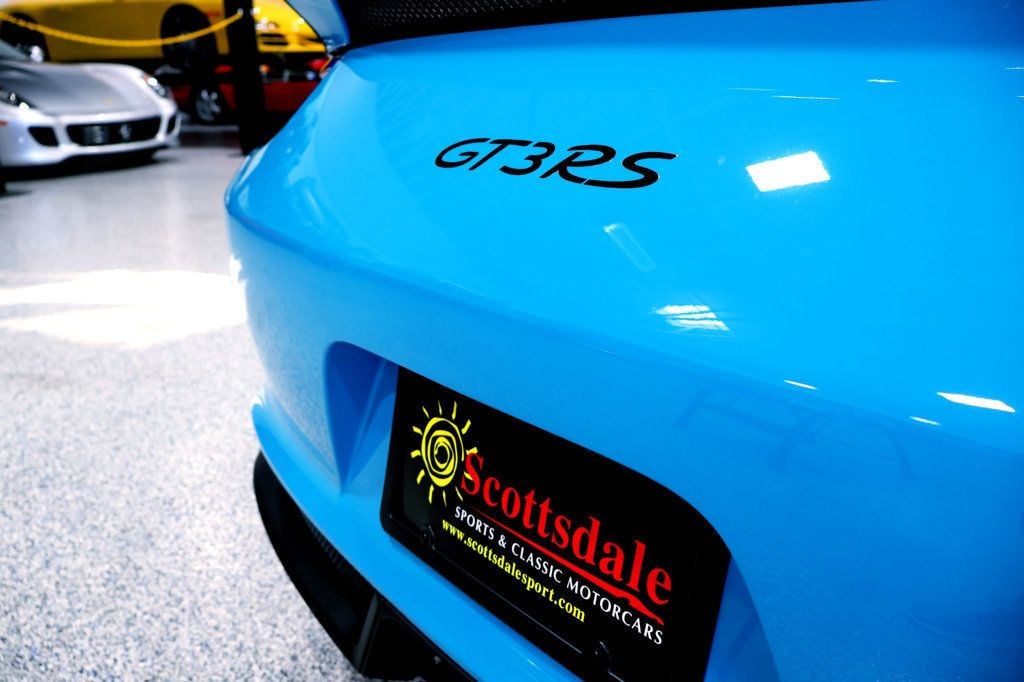 2019 Porsche GT3RS Special Wishes MIAMI BLUE...3,998 Miles...Special Wishes!!  - 22900792 - 18