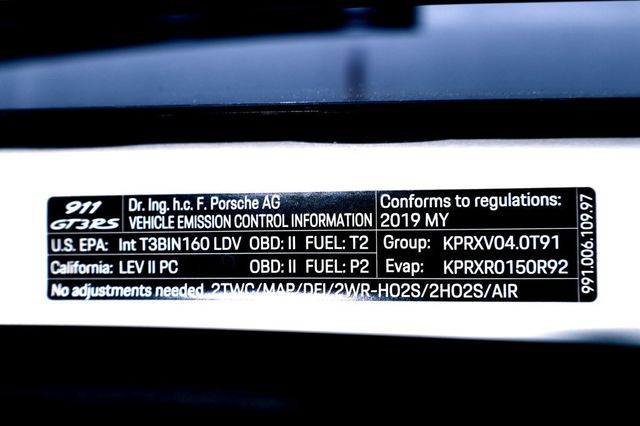 2019 Porsche GT3RS WEISSACH WHITE...SORRY SOLD!! - 22900800 - 44