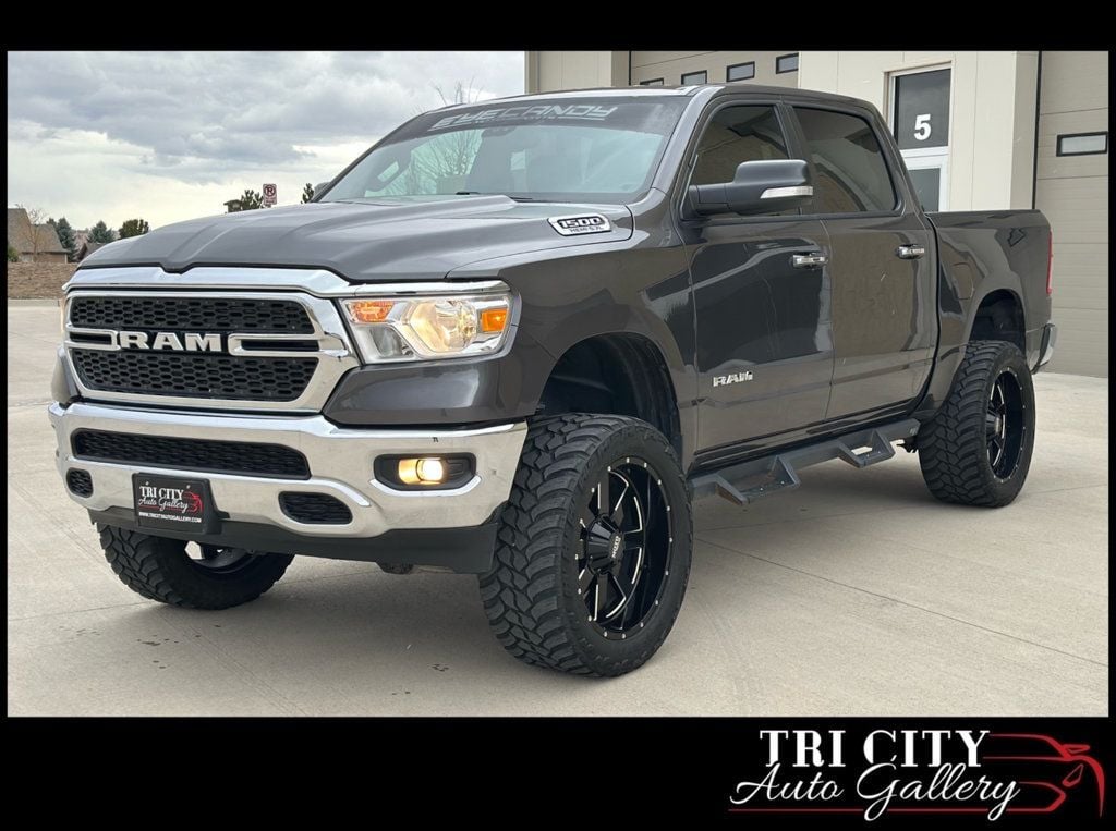 2019 Used Ram 1500 2019 RAM 1500 BIG HORN CREW CAB LIFTED TRAIL SPORT CUSTOM 4X4 at Tri City Auto Gallery Serving Loveland CO IID 22661574