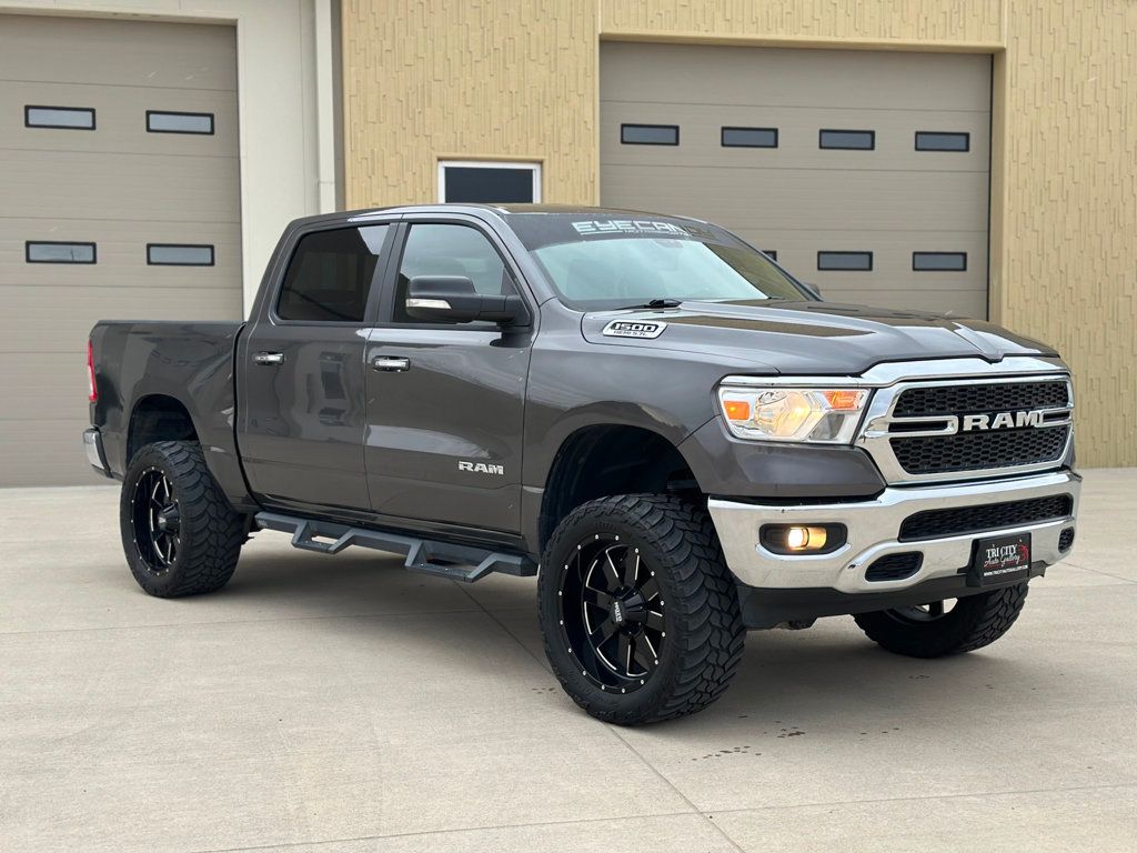 2019 Ram 1500 2019 RAM 1500 BIG HORN CREW CAB -LIFTED- TRAIL SPORT CUSTOM 4X4 - 22661574 - 4