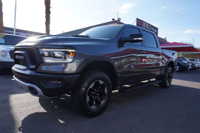 2019 Ram 1500 4WD, HEMI 5.7, REBEL, BACKUP CAMERA, PREMIUM WHEELS,CLEAN CARFAX - 23056321 - 5