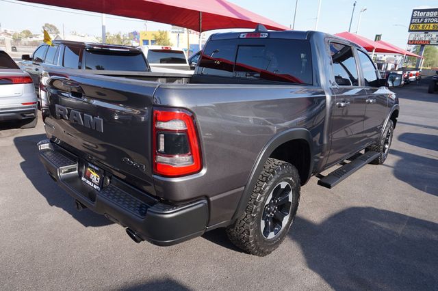 2019 Ram 1500 4WD, HEMI 5.7, REBEL, BACKUP CAMERA, PREMIUM WHEELS,CLEAN CARFAX - 23056321 - 8