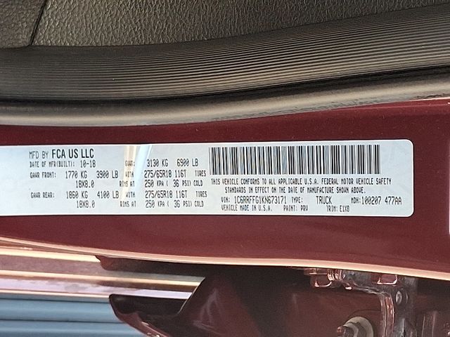 2019 Ram 1500 Big Horn 4x4 Crew Cab 5'7" Box - 22910138 - 26