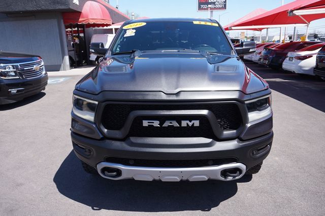 2019 Ram 1500 REBEL, 4X4, PREMIUM WHEELS, ALL TERRAIN TIRES, RED LEATHER SEATS - 23025069 - 9